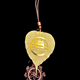 Lá bồ đề gắn biểu tượng mạ vàng 24K
