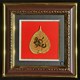 Khung tranh lá bồ đề Khung tranh lá bồ đề mạ vàng 24K Symbol (K-04) chữ phẳng 2D (K-2D-03)