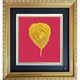 Khung tranh lá bồ đề mạ vàng 24K Symbol (K-04)