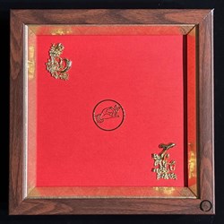 Khung tranh chữ Lộc, Tho mạ vàng 24K (K-11)