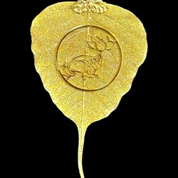 Lá bồ đề mạ vàng 24K (Symbol)