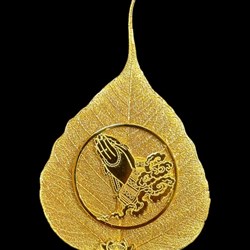 Lá bồ đề mạ vàng 24K (Symbol)