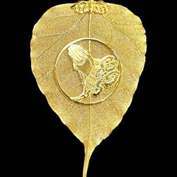 Lá bồ đề mạ vàng 24K (Symbol)