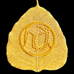 Lá bồ đề mạ vàng 24K (Symbol)