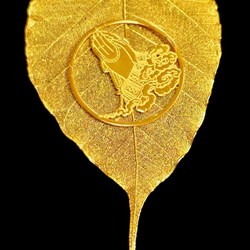 Lá bồ đề mạ vàng 24K (Symbol)