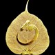 Lá bồ đề mạ vàng 24K (Chữ An)
