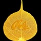 Lá bồ đề mạ vàng 24K (Chữ Mẹ)