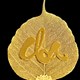 Lá bồ đề mạ vàng 24K (Chữ Cha)